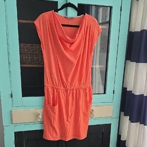 The North Face Coral and Gray Top